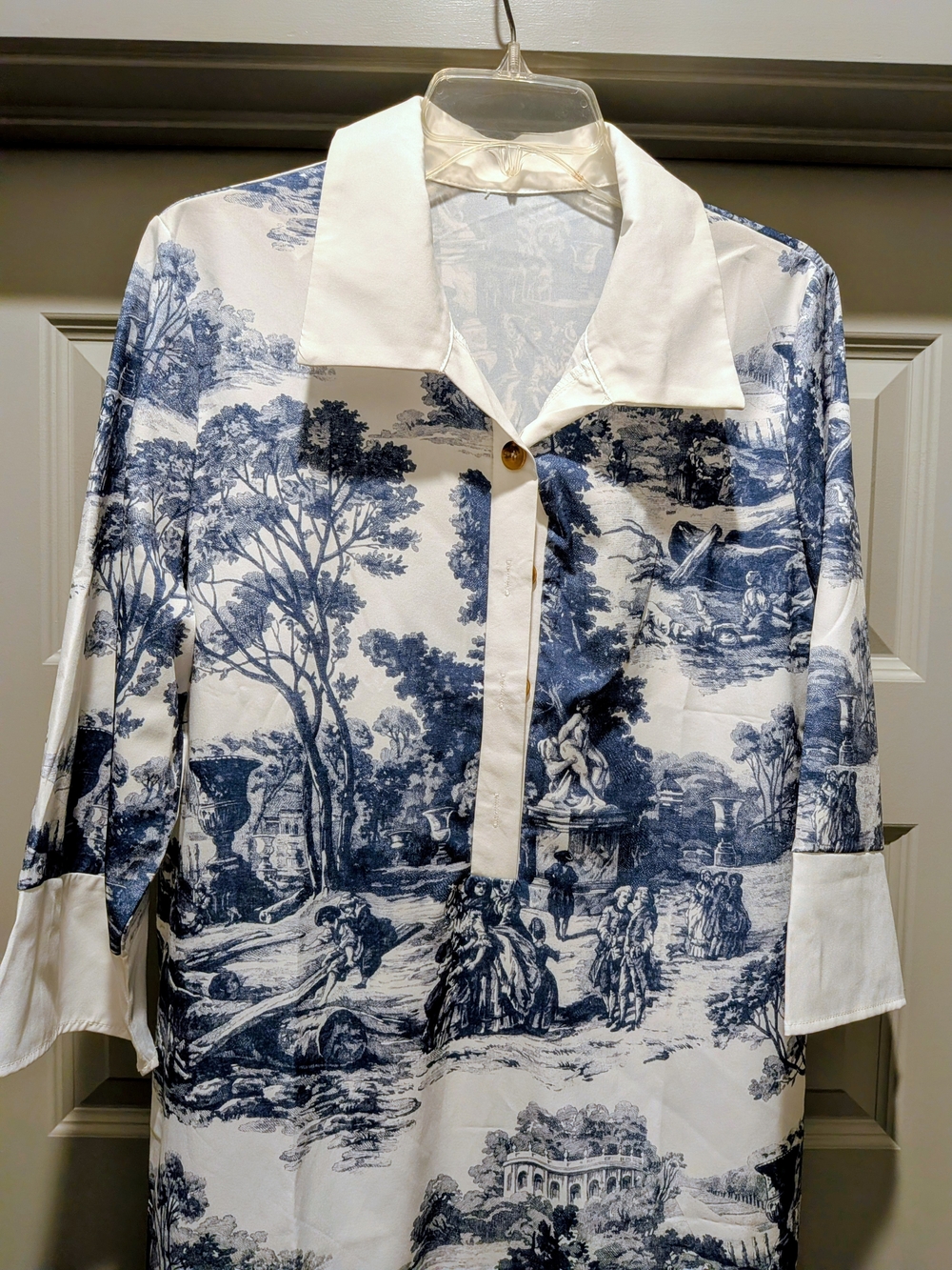 Toile De Jouy Print Mini Dress - Picture 5 of 10